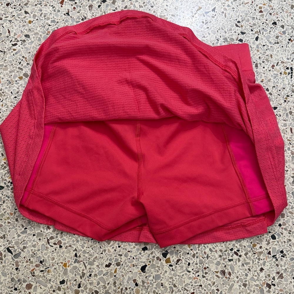 Lululemon Swiftly Tech high rise skirt lip gloss pink 4 - Picture 10 of 12